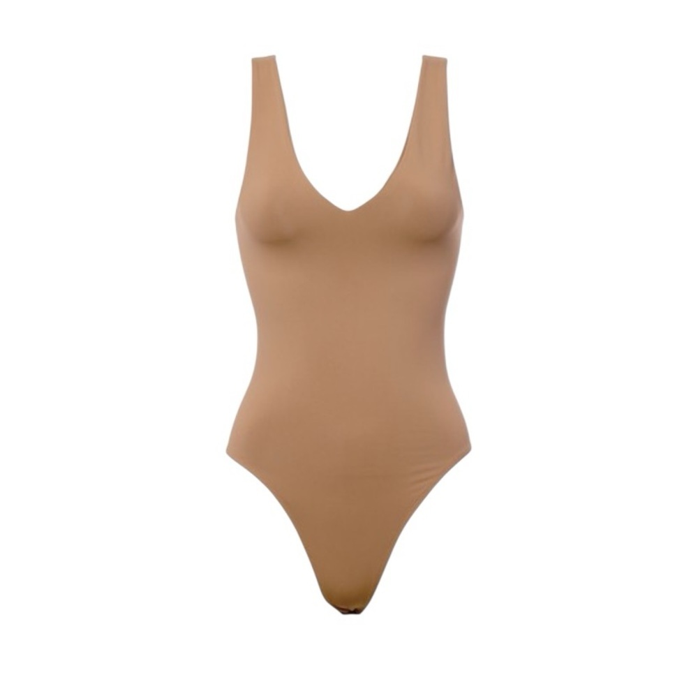 Elegant Tan Bodysuit for Women NWOT